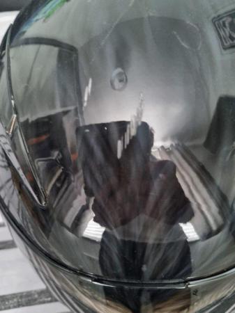 Image 2 of Dot motorcycle helmet. Size XL. Custom airbrushed