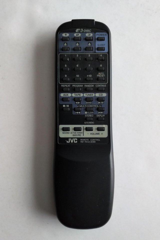 Preview of the first image of JVC 3-Disc CD Stereo Remote Control RM-RXUC30BK.
