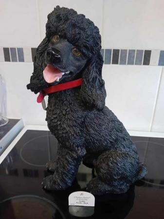 Image 2 of COUNTRY ARTIST ''Freddie Poodle'' 38cm Tall Ornament Collar