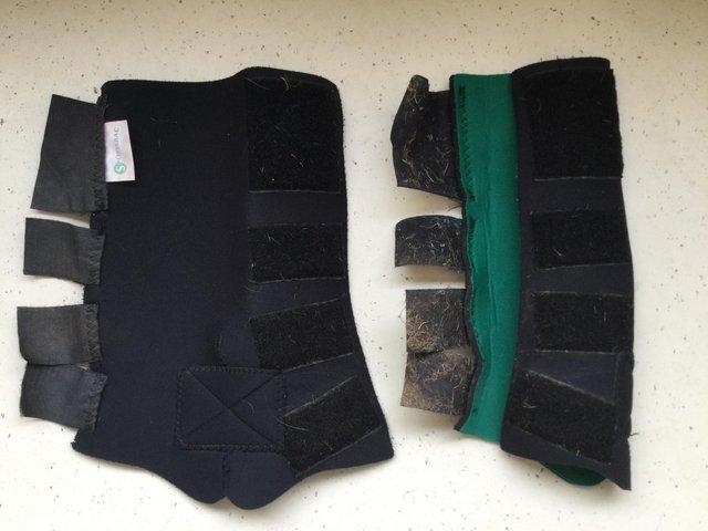 Preview of the first image of Leg protectors - hind leg protectors for field use.