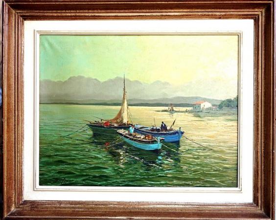 Image 1 of Albert Grifon Oil Painting On Canvas