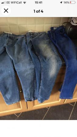 Image 1 of 30x32 skinny jeans . 3 pairs.