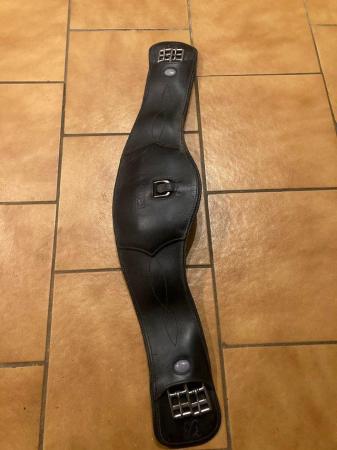 Image 2 of Bates leather / synthetic girth / Black / 33’’ approx