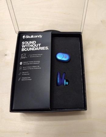 Image 2 of Skullcandy Push True Wireless Earbuds Blue Limited Edition