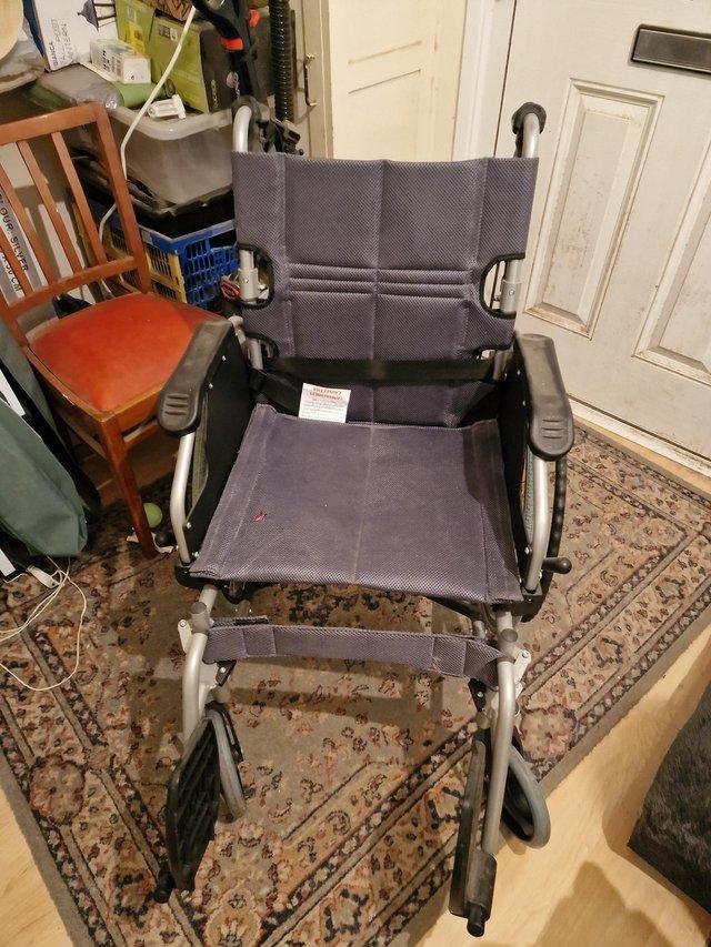 Preview of the first image of Wheelchair for sale only used a few times.