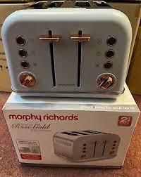 Preview of the first image of MORPHY RICHARDS Accents 4-Slice Toaster - Grey & Rose Gold-.