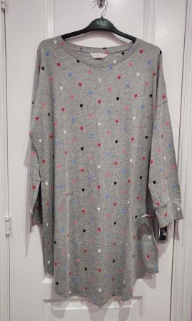 Image 14 of Two Marks and Spencer Nightdresses Pink & Grey Cotton 14