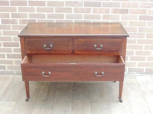 Image 7 of Edwardian Chest of Drawers / Dresser (UK Delivery)