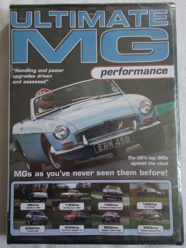 Preview of the first image of Ultimate MG Performance DVD Handling & Power Upgrades sealed.
