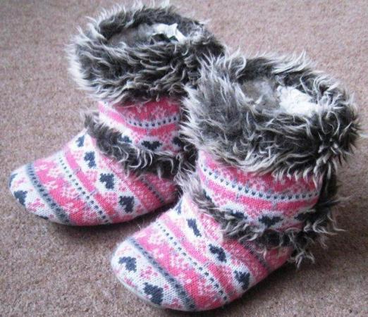 Image 1 of Childrens Slippers, sizes 9 boys and 12 girls.