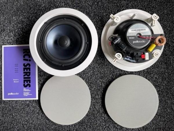 Image 1 of Polk RC60i in ceiling/wall speakers (pair)