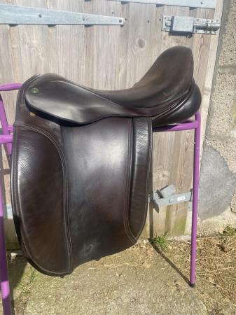 Image 2 of Ideal H&C WH Show Saddle 17.5” XW Working Hunter
