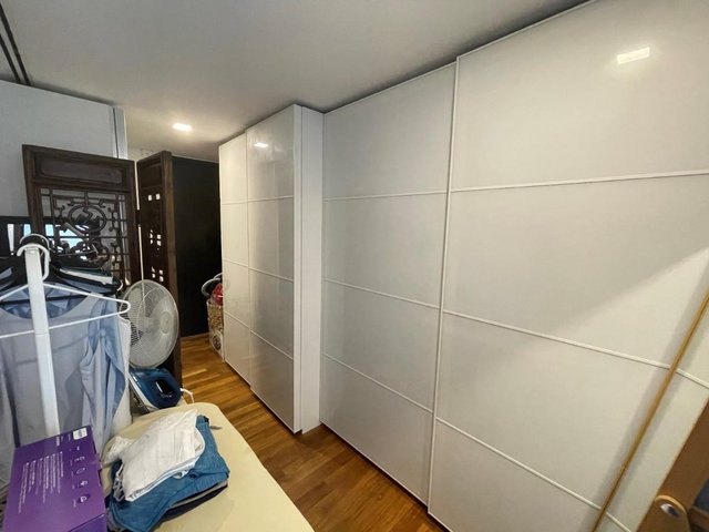 Preview of the first image of White large wardrobes with sliding doors (3x).