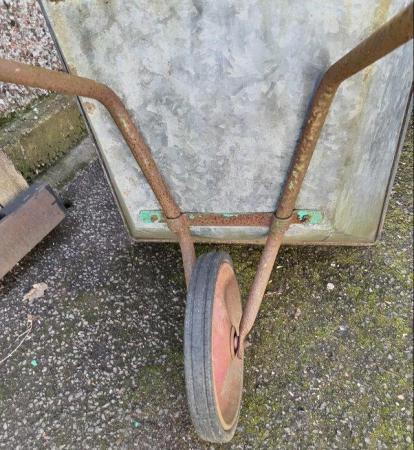 Image 10 of Metal Wheelbarrow with solid Tyre.