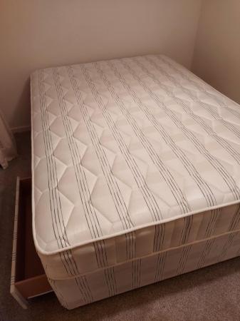 Image 1 of Brand new standard double mattress and divan with 2 drawers
