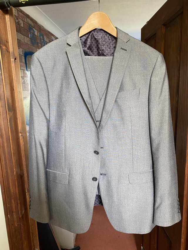 Preview of the first image of Grey Prom Suit - Excellent condition.