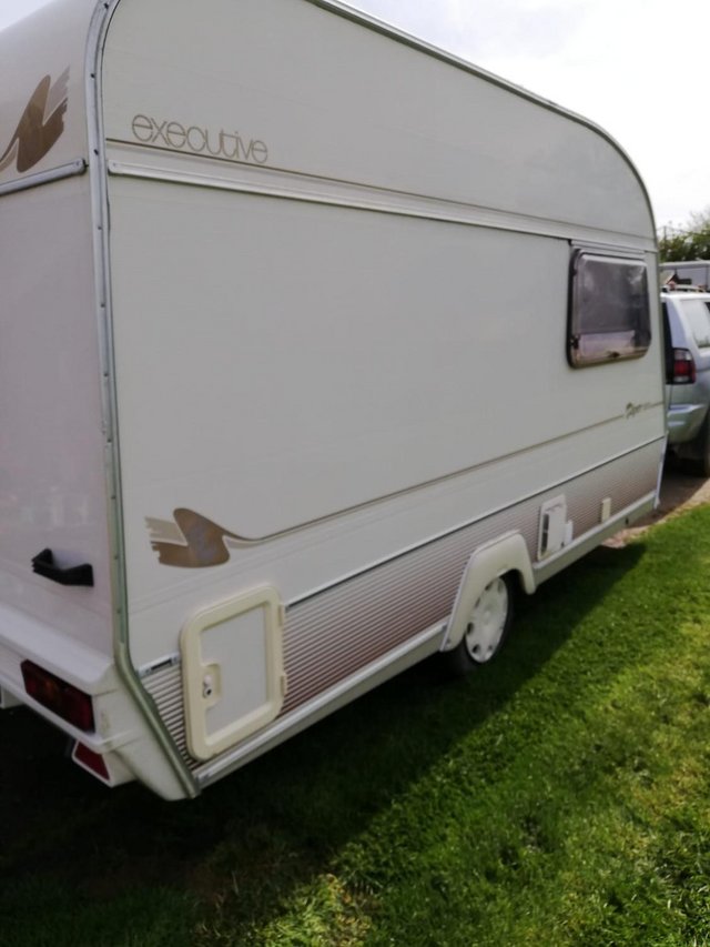 Preview of the first image of Abbey Executive touring 2 berth Caravan.