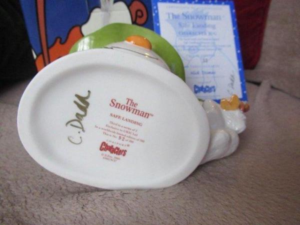 Image 3 of The Snowman 'Safe Landing' Character Jug Ltd Ed SIGNED BY CA