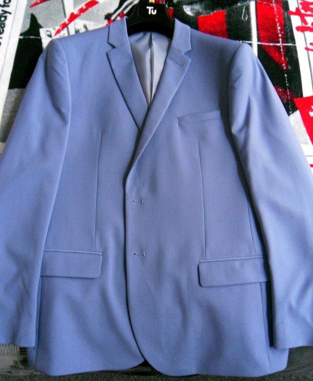 Preview of the first image of Light Blue Suit Jacket - Brand new and never worn.