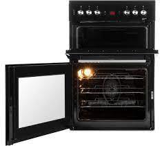 Image 1 of BEKO PRO 60CM ELECTRIC CERAMIC COOKER-BLACK-DOUBLE OVEN-FAB