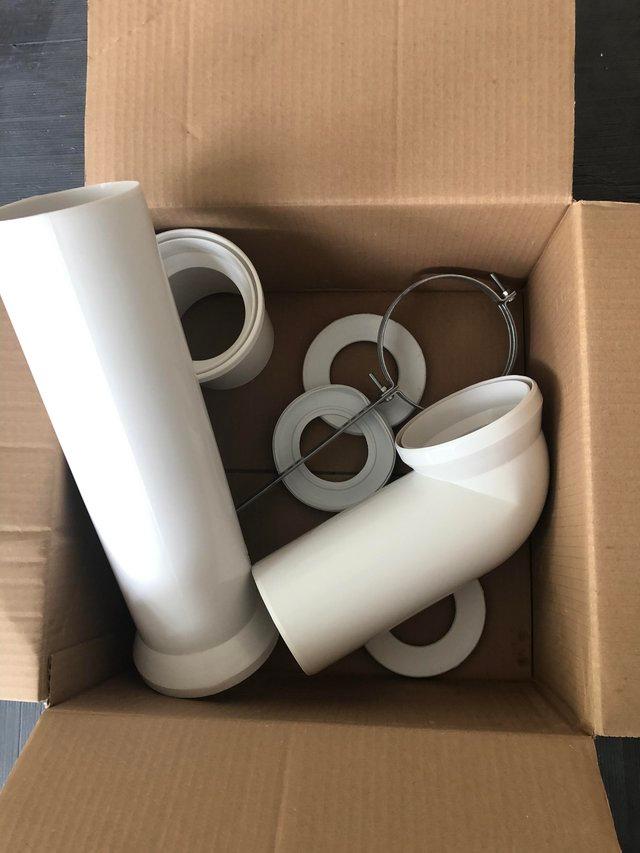 Preview of the first image of Duravit Vario connectors set of three. New in box.