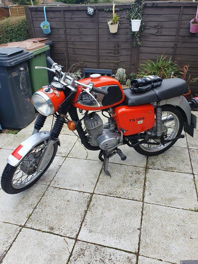 Preview of the first image of Mz ts125 alpine moted runs fine.