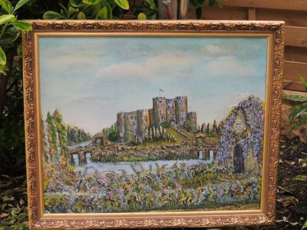 Image 2 of Oil Painting "English Castle" (UK Delivery)