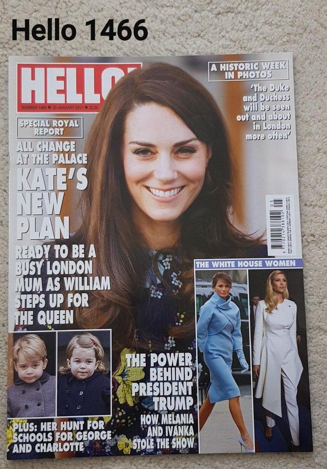 Preview of the first image of Hello Magazine 1466 - Kate's London Plan/White House Ladies.