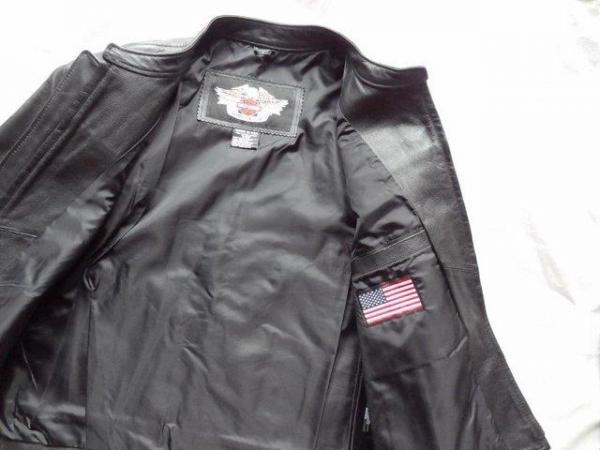 Image 5 of Unworn, Harley Davidson American Legend black leather jacket