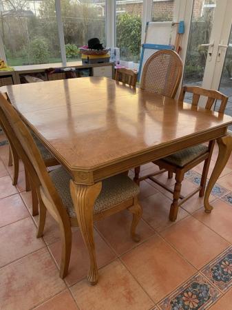 Image 1 of Free dining table and chairs - collection from Canterbury