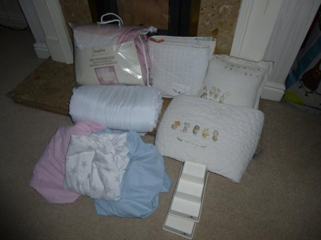Preview of the first image of Cot Bed Bedding (various).