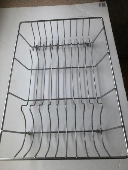 Preview of the first image of STAINLESS STEEL, LARGE, WIRE DISH DRAINER PLATE RACK 48cm x.