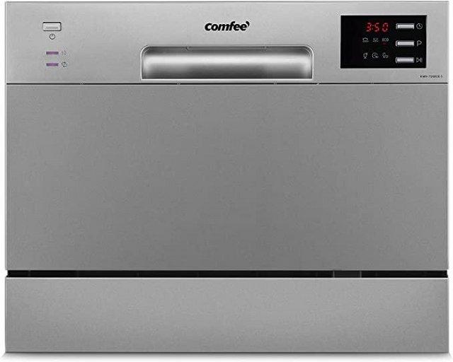 Preview of the first image of COMFEE FREE STANDING COMPACT DISHWASHER-6.5L-SILVER-NEW.