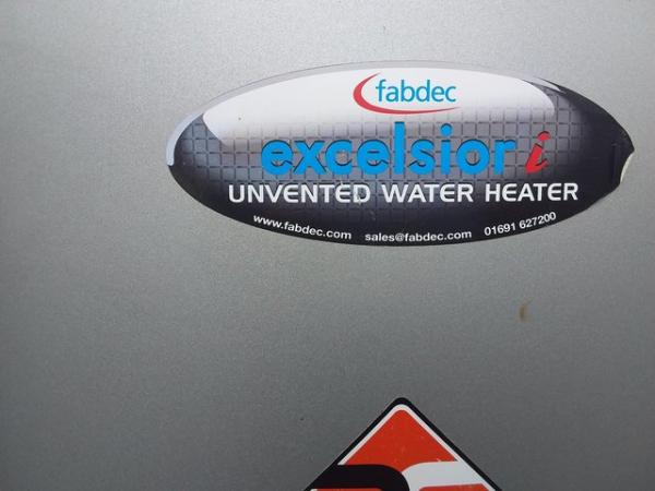 Image 1 of unvented water heater internal expansion 400 litres