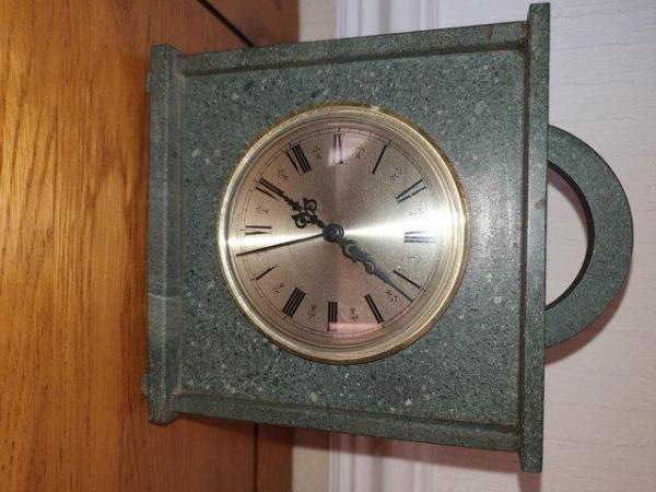 Image 2 of green slate clock green slate clock