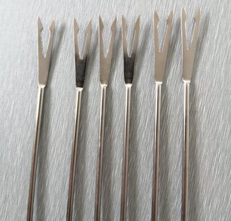Image 15 of 2 Sets of Stainless Steel Fondue Forks/Skewers.