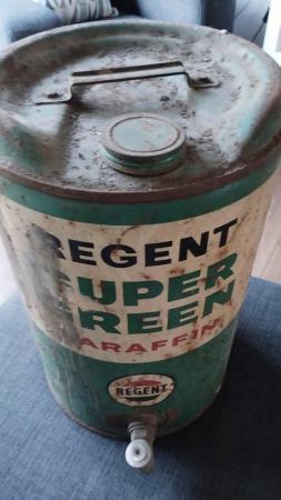 Image 2 of Vintage regent super green paraffin drum in untouched conti