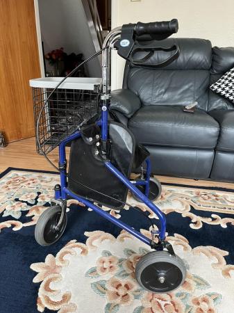 Image 1 of Hi, this is a three wheel aided walker