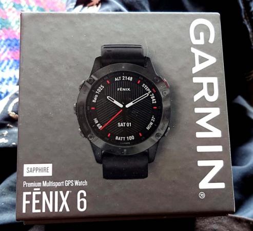 Image 1 of Garmin Fenix 6 Sapphire GPS Watch