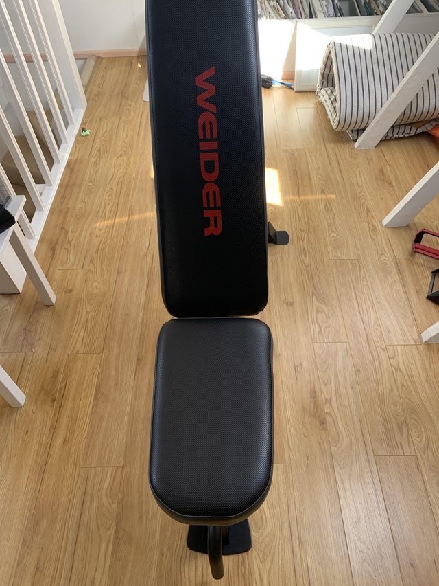 Preview of the first image of Weider adjustable work out bench for sale.