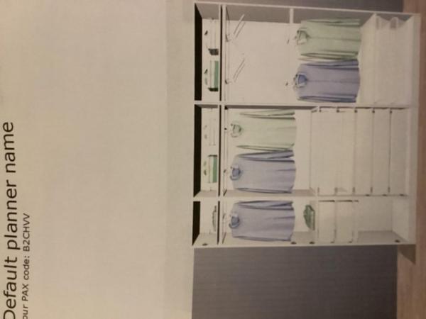 Image 2 of PAX IKEA new white wardrobe (unopened, unused)