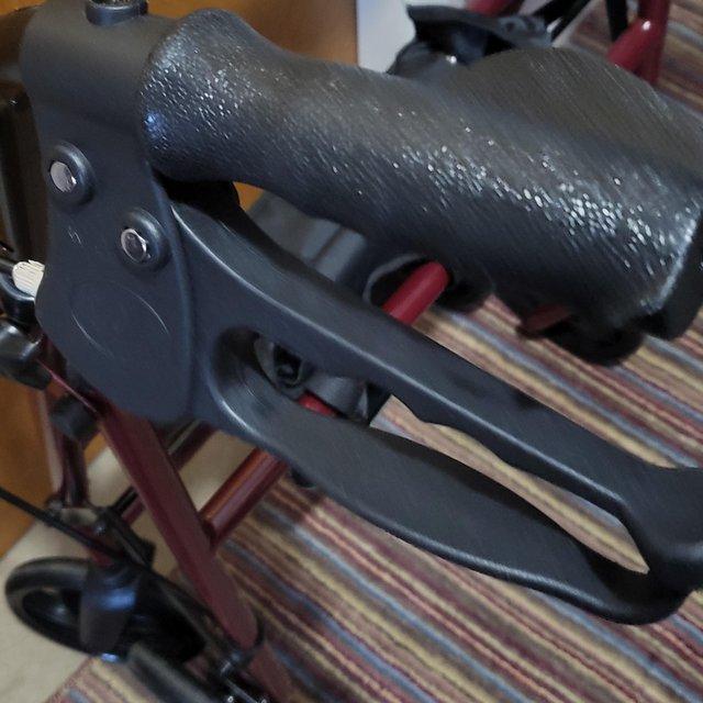 Preview of the first image of Foldable Disability rolater with brakes and seat.