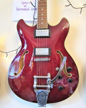 Image 5 of IBANEZ ARTCORE AS 73 Semi Hollow HH semi acoustic guitar.