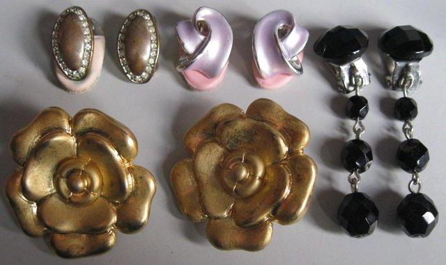 Image 1 of Clip on Earrings as pictured.