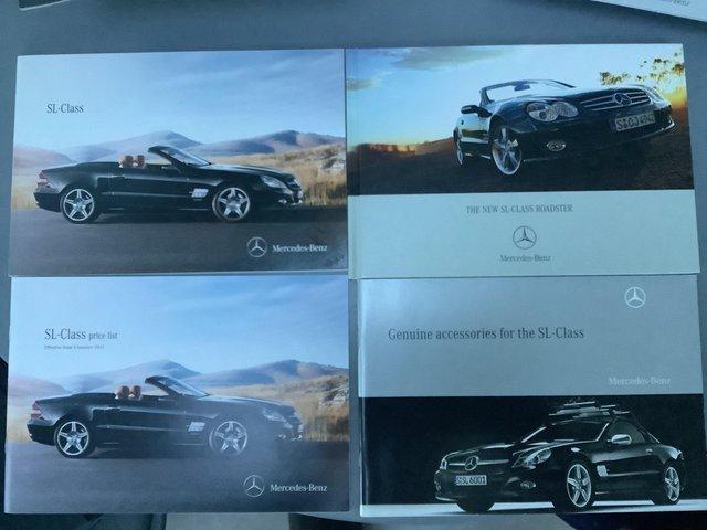 Preview of the first image of Mercedes SL AMG car brochure xxxxxxxxxxxxxx.