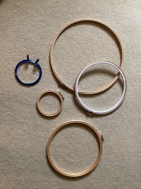 Preview of the first image of Wooden Embroidery Hoop selection.