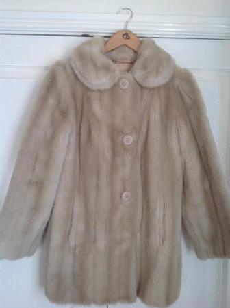 Image 3 of Tissavel faux fur coat size 10/12