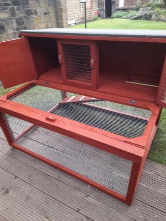 Image 2 of Rabbit hutch 4ft and run combo brand new
