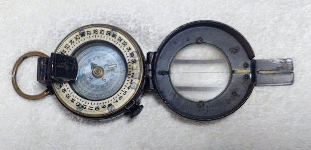 Image 2 of WWII Military British Marching Compass