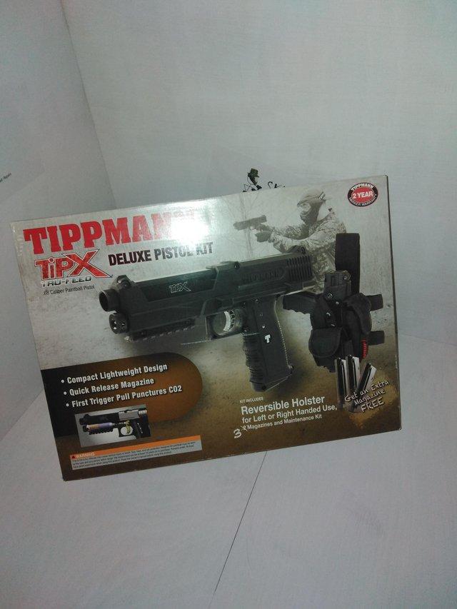 Preview of the first image of New Tippmann TIPX Deluxe Paintball Marker Kit.....
